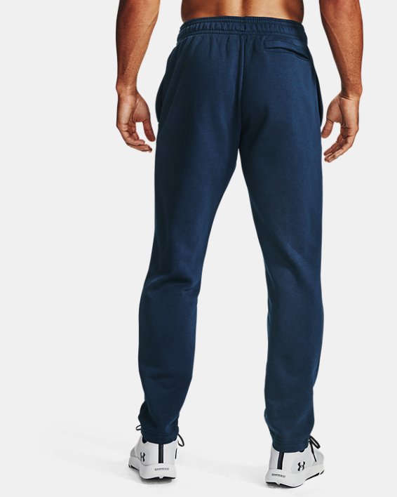 Men's UA Rival Fleece Pants, Navy, pdpMainDesktop image number 1